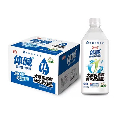 体碱原味苏打水1L
