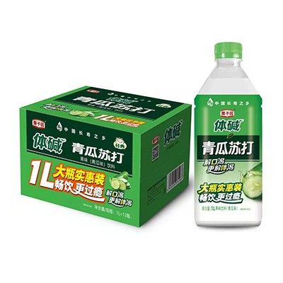体碱青瓜苏打水1L