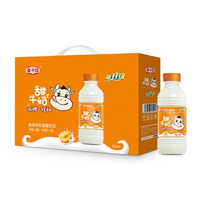 栗子园甜牛奶黄桃味