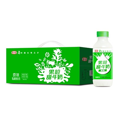 栗子园果粒甜牛奶原味